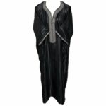 M3qs Azdfline 021b Men Moroccan Cotton Blend 3 Quarter Sleeves Thobe Jubba Kandora 204739