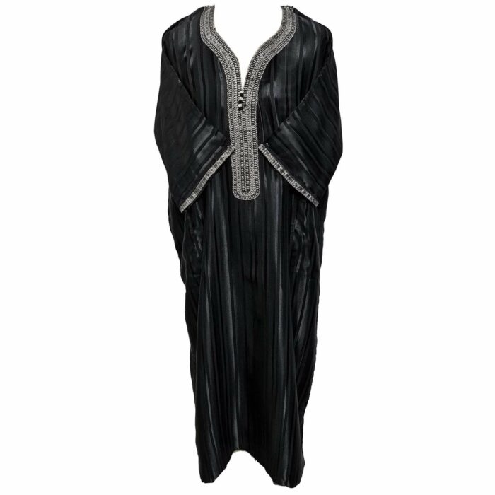 M3qs Azdfline 021b Men Moroccan Cotton Blend 3 Quarter Sleeves Thobe Jubba Kandora 204739