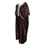 M3qs Azdfln 024f Men Moroccan Cotton Blend 3 Quarter Sleeves Thobe Jubba Kandora 191938