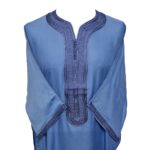 M3qs Jtt 005 High Quality Premium Cotton Habibi Collections Mens Morroccan 3 Quarter Sleeve Thobe Jubba Habibi Collections 201403