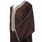 M3qs Jtt 014 High Quality Premium Cotton Habibi Collections Mens Morroccan 3 Quarter Sleeve Thobe Jubba Habibi Collections 192051