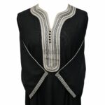 M3qs Jtt 016 High Quality Premium Cotton Habibi Collections Mens Morroccan 3 Quarter Sleeve Thobe Jubba Habibi Collections 193025