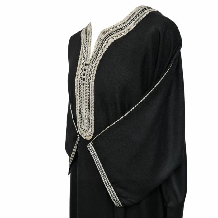 M3qs Jtt 016 High Quality Premium Cotton Habibi Collections Mens Morroccan 3 Quarter Sleeve Thobe Jubba Habibi Collections 193030