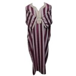 M3qs Rachchp 013 Moroccan Burgundy Cotton Blend Light Weight 3 Quarter Sleeve Thobe Jubba Dishdasha (1)