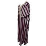 M3qs Rachchp 013 Moroccan Burgundy Cotton Blend Light Weight 3 Quarter Sleeve Thobe Jubba Dishdasha (3)