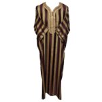 M3qs Rachchp 021 Moroccan Burgundy Cotton Blend Light Weight 3 Quarter Sleeve Thobe Jubba Dishdasha (1)