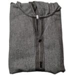 Mal100 003 Moroccan Super Soft Cashmere Wool Blend Grey Hooded Thobe Djellaba (22)