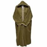 Mal100 018 Moroccan Super Soft Cashmere Wool Blend Beige Hooded Thobe Djellaba 7