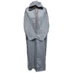 Malifawpc Cc1 Moroccan Grey Cotton Malifa Wool Blend Long Sleeve Hooded Jubba Thobe Djellaba