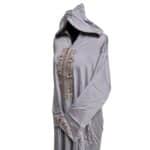 Malifawpic Lilc0038 Women's Moroccan Lilac Cotton Malifa Wool Blend Long Sleeve Hooded Djellaba Jalabiya (5)