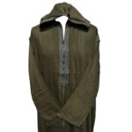 Malifolvwpc P24 Moroccan Olive Green Cotton Malifa Wool Blend Long Sleeve Hooded Jubba Thobe Djellaba (14)