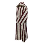 Marstrpe Cmwbgdwpc 004 Moroccan Cashmere Wool Blend Beige Maroon Striped Hooded Thobe Djellaba (1)