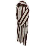 Marstrpe Cmwbgdwpc 005 Moroccan Cashmere Wool Blend Beige Maroon Striped Hooded Thobe Djellaba (4)