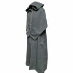 Mcamcshmrwl Grey02 Men Moroccan Thick Winter Cashmere Wool Hooded Long Sleeves Thobe Djelleba (11)