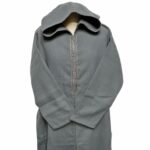 Mcamcshmrwl Grey02 Men Moroccan Thick Winter Cashmere Wool Hooded Long Sleeves Thobe Djelleba (14)