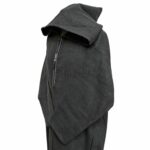 Mcamcshmrwl Grey033 Men Moroccan Thick Winter Cashmere Wool Hooded Long Sleeves Thobe Djelleba (32)