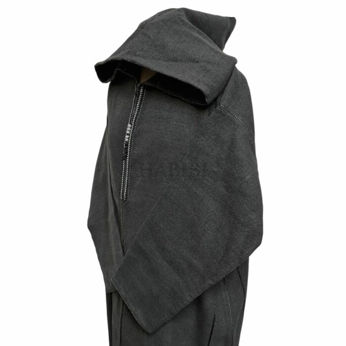 Mcamcshmrwl Grey033 Men Moroccan Thick Winter Cashmere Wool Hooded Long Sleeves Thobe Djelleba (32)