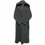 Mcamcshmrwl Grey033 Men Moroccan Thick Winter Cashmere Wool Hooded Long Sleeves Thobe Djelleba (33)