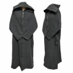 Mcamcshmrwl Grey033 Men Moroccan Thick Winter Cashmere Wool Hooded Long Sleeves Thobe Djelleba (35)