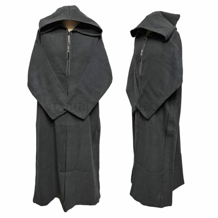 Mcamcshmrwl Grey033 Men Moroccan Thick Winter Cashmere Wool Hooded Long Sleeves Thobe Djelleba (35)