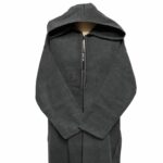 Mcamcshmrwl Grey033 Men Moroccan Thick Winter Cashmere Wool Hooded Long Sleeves Thobe Djelleba (36)