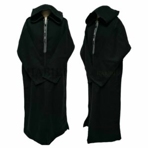 Mcashw D003 Moroccan Thick Winter Cashmere Wool Hooded Long Sleeves Thobe Djelleba (100)