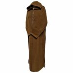 Mcashw E007 Brown Moroccan Thick Winter Cashmere Wool Hooded Long Sleeves Thobe Djelleba (29)