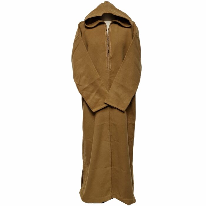 Mcashw E008 Beige Moroccan Thick Winter Cashmere Wool Hooded Long Sleeves Thobe Djelleba (38)