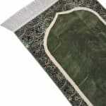 Minwalnew 24kb Haram Makki Green Multicoloured Prayer Mat Musalla Janamaz By Minwal Thick High Quality (4)