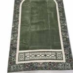 Minwalnew 24kb Haram Makki Green Multicoloured Prayer Mat Musalla Janamaz By Minwal Thick High Quality (5)