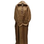 Cotton Men's Moroccan Hooded Long Sleeve Gold Thobe Jubba