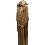 Cotton Men's Moroccan Hooded Long Sleeve Gold Thobe Jubba