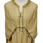 Moroccan Summer Gold 3-Quarter Sleeve Thobe