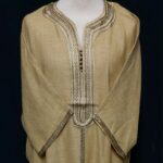 Moroccan Summer 3-Quarter Sleeve Gold Thobe