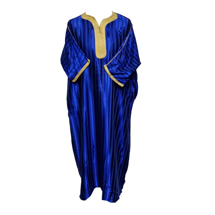 Mshlves Rach 014 Men Moroccan Polyester Blend Short Sleeves Thobe Jubba Kandora 191546