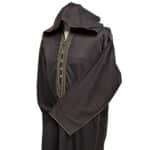Msl1pc 004 High Quality Brown Moroccan Hooded Cotton Blend Thobe Jubba Djellaba (4)