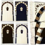 Masjid Al-Nabawi Arch Prayer Mat Janamaz Musallah Rug