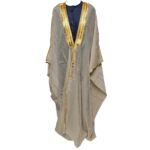 Men's Arabian Bisht Cloak Arab Dress Thobe Islam Robe Eid Jacket Wedding (8)