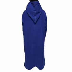 Men’s Cashmere Wool Blend Thick Royal Blue Moroccan Hooded Thobe Jubba Djellaba Adltsaed 0036 (1)