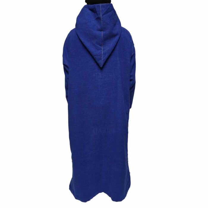 Men’s Cashmere Wool Blend Thick Royal Blue Moroccan Hooded Thobe Jubba Djellaba Adltsaed 0036 (1)