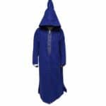 Men’s Cashmere Wool Blend Thick Royal Blue Moroccan Hooded Thobe Jubba Djellaba Adltsaed 0036 (7)