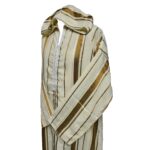 Men's Moroccan Cream Brown Long Sleeve Hooded Cotton Blend Thobe Jubba Djellaba (1)