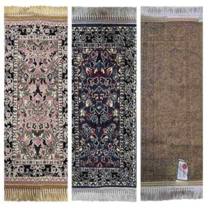 Minwal Kids Blue Pink Rawda Islamic Prayer Mat Saudi Arabia