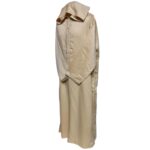 Moroccan Cream Cotton Malifa Wool Blend Long Sleeve Hooded Jubba Thobe Djellaba (35)