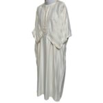 Moroccan Premium Cotton Blend Cream 3 Quarter Sleeve Thobe Jubba Kandora Dishdasha M3qsatash 77bb(6)