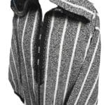 Moroccan Super Thick Warm Wool Blend Grey Black Striped Hooded Thobe Djellaba Superthkwrmwl 500rk (6)