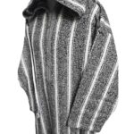 Moroccan Super Thick Warm Wool Blend Grey Striped Hooded Thobe Djellaba Superthkwrmwl 400jk (7)