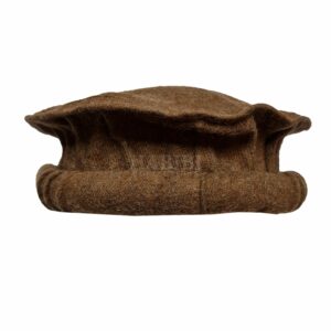 Nwe 003 Men's Afghani Wool Blend Skull Cap Brown Hat Kufi Topi Pakol Winter Men's Moroccan Hooded Thobe Long Sleeve