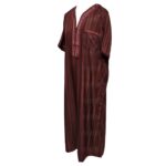 Oth Slv 013 Burgundy Mens Moroccanshort Sleeve Jubba Thobe 04 28t020005.988 (4)