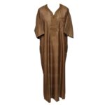 Othslv 002 Brown Men Moroccan Short Sleeves Thobe0430 045542
